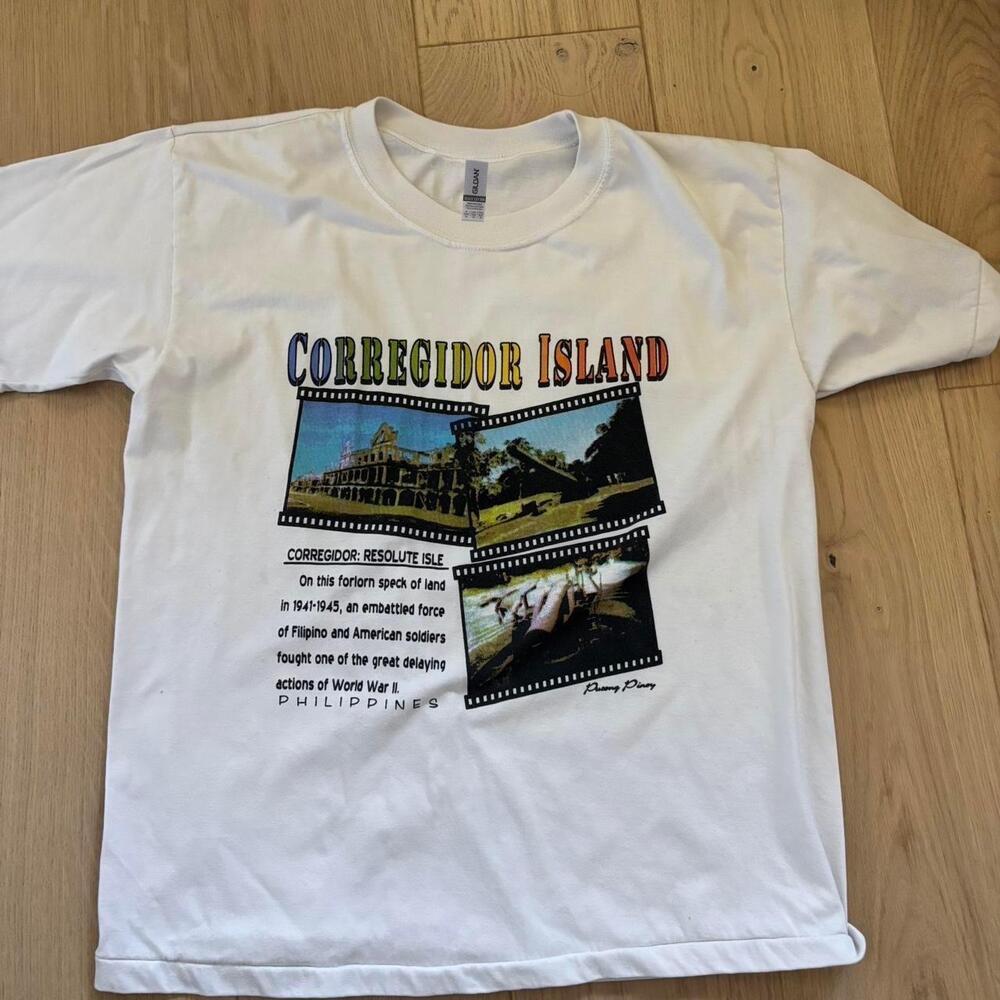 White Corregidor Island T-Shirt Tee